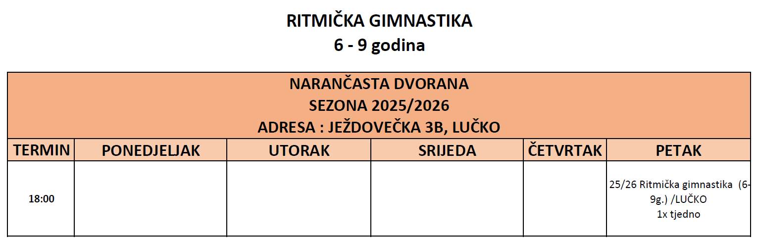 Ritmička gimnastika Narančasta25
