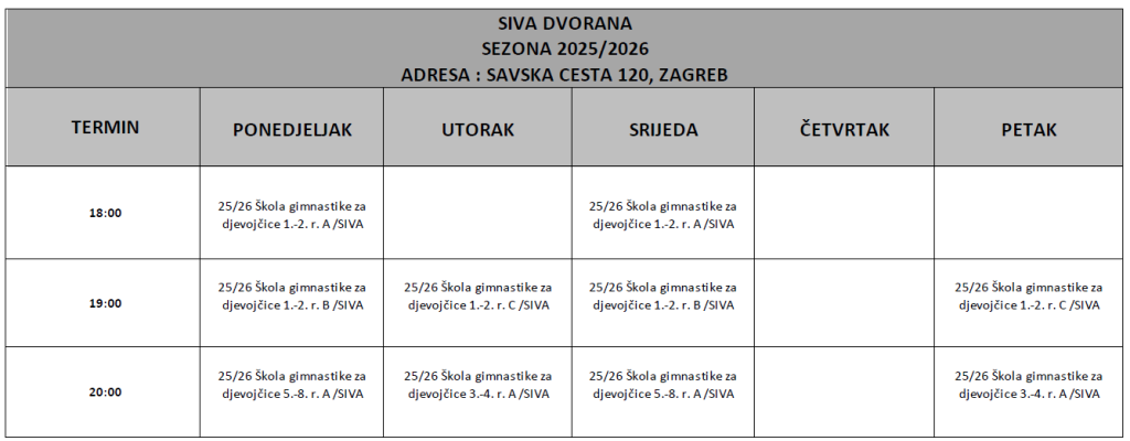 Škola gimnastike za djevojčice Siva25