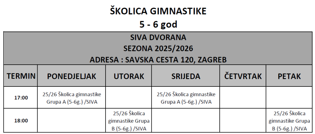 Školica gimnastika Siva25